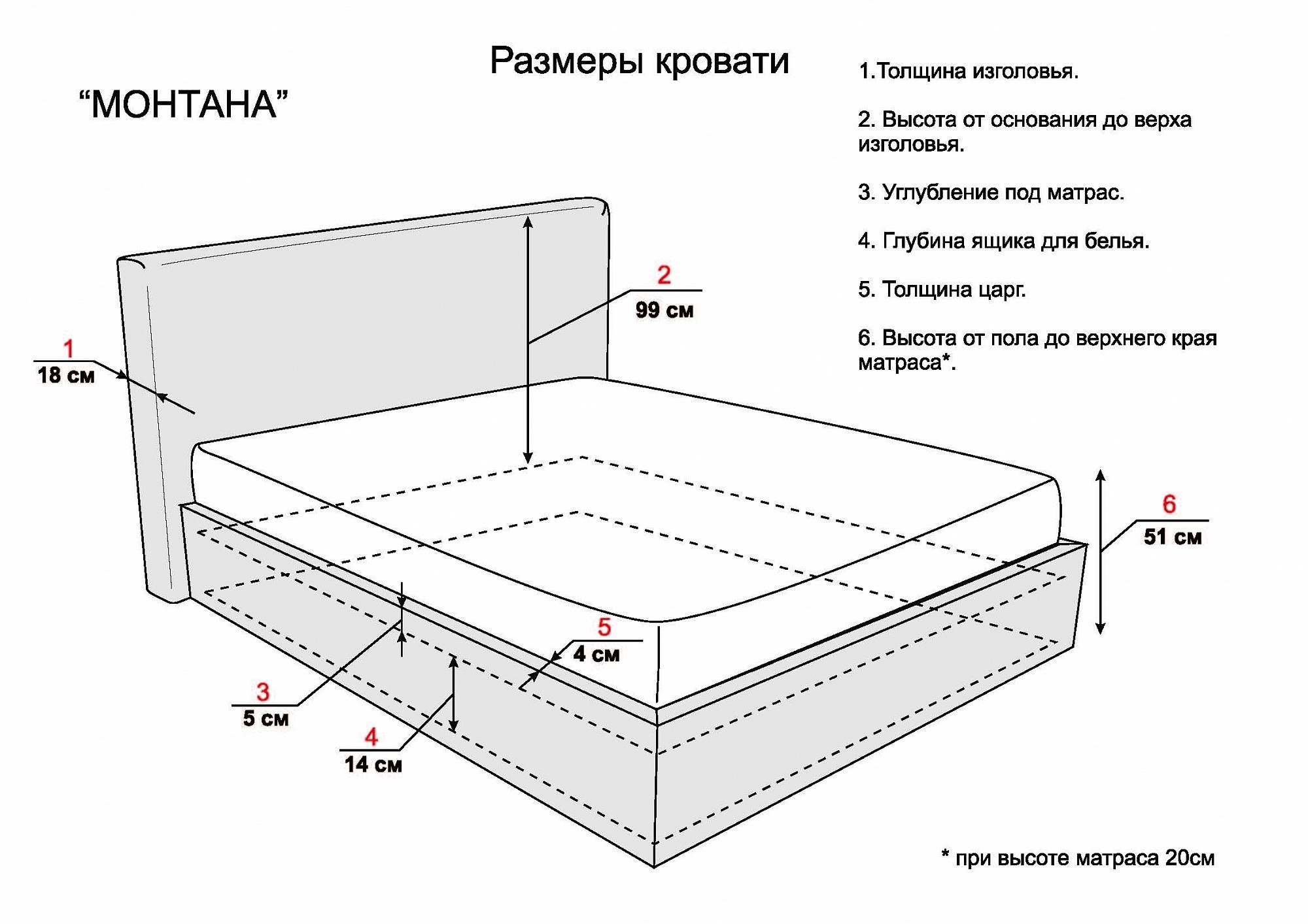 Стандарты спальных матрасов. Высота спинки двуспальной кровати от пола стандарт. Высота кровати с матрасом от пола стандарт двуспальная. Высота основания кровати стандарт. Размер двухспалки кровати стандарт ширина.